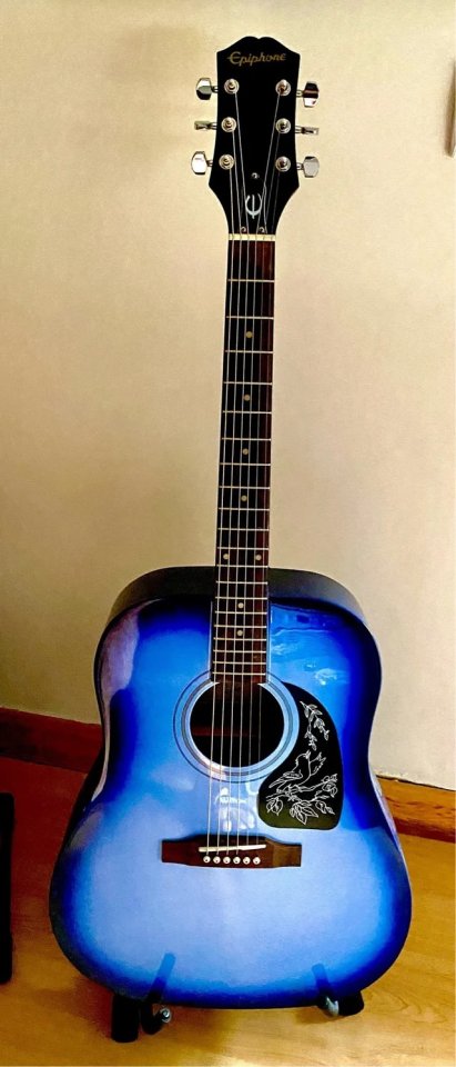 Guitarra acústica Epiphone Starling Blue Nueva