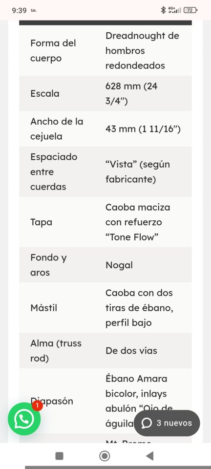 Guitarra Bromo BAT9MEBK NUEVA