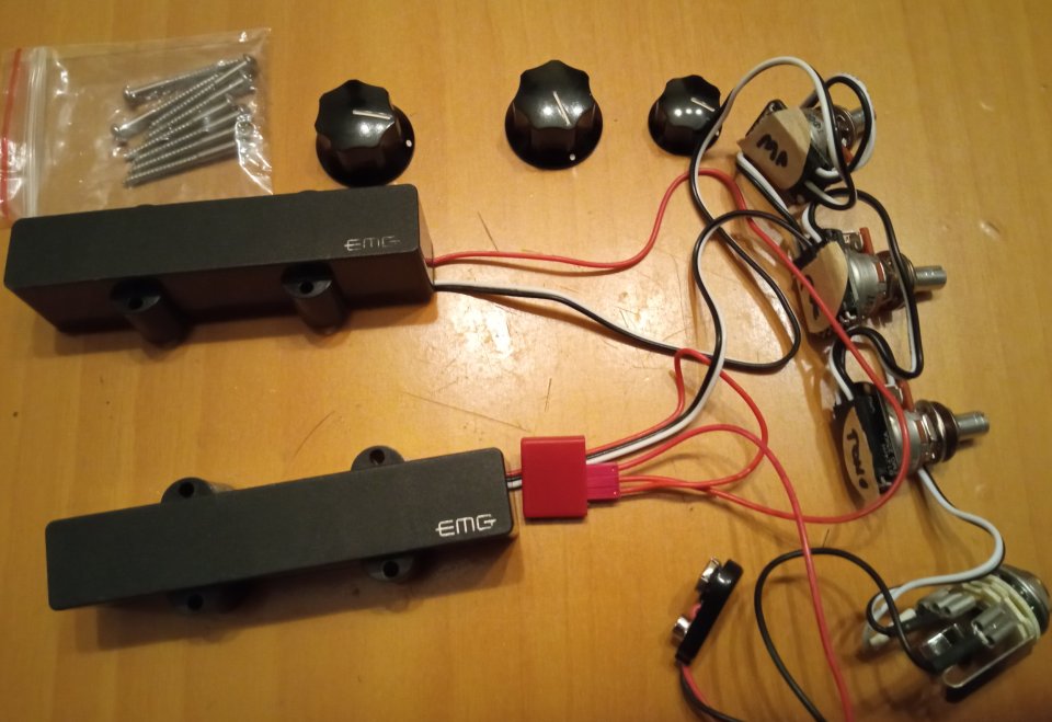 Set pastillas bajo EMG J activas