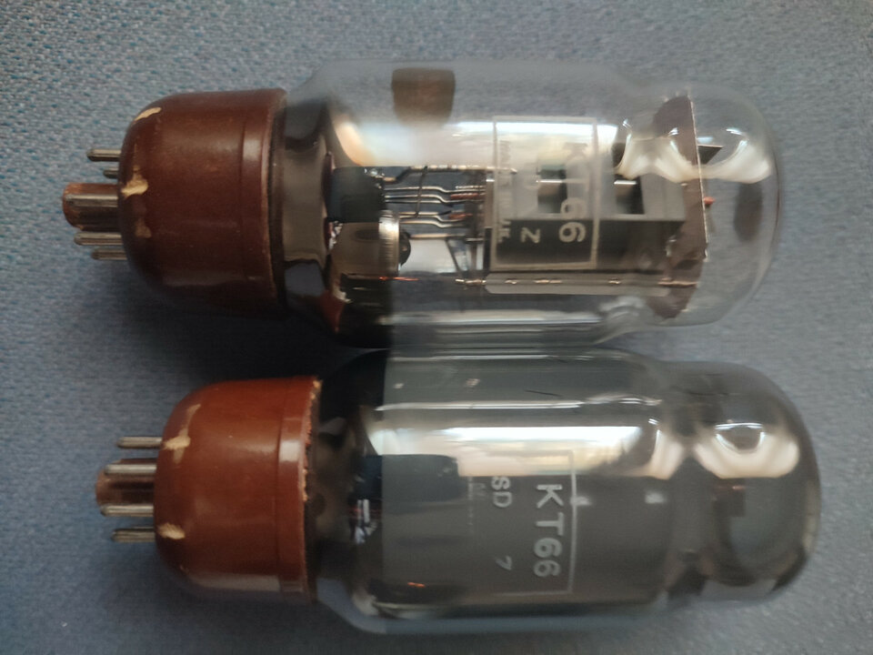 Válvulas GEC kt66 NOS