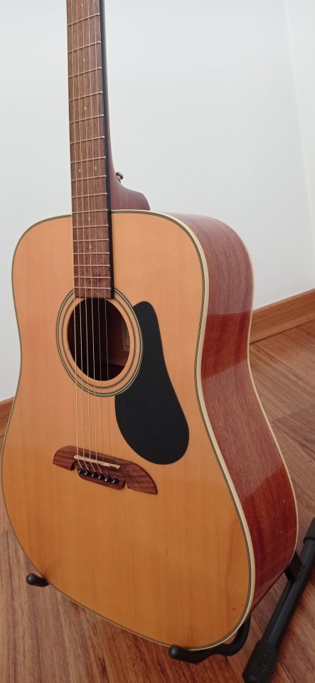 Guitarra acústica Álvarez y funda