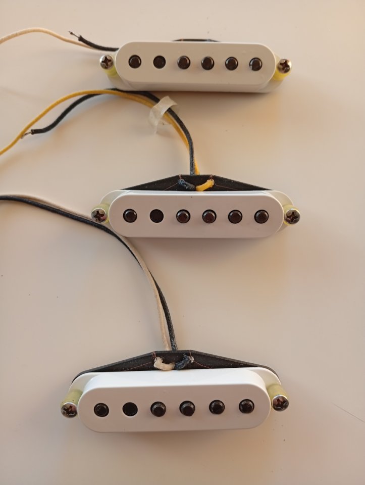 Set Pastillas Stratocaster HW Custom Shop Fat 60´s Relic