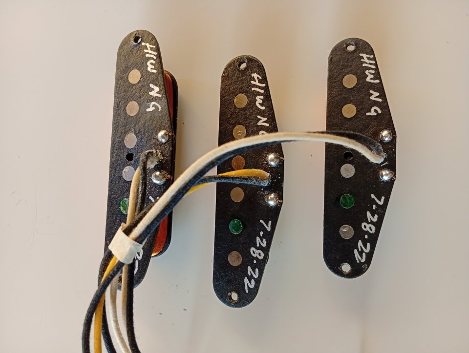 Set Pastillas Stratocaster HW Custom Shop Fat 60´s Relic