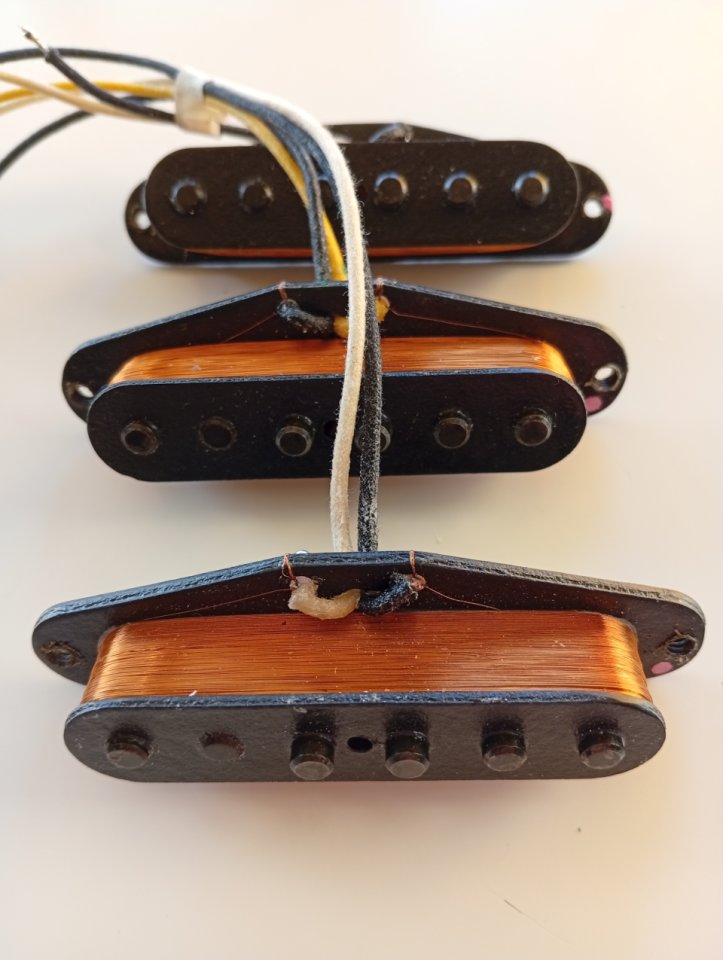 Set Pastillas Stratocaster HW Custom Shop Fat 60´s Relic