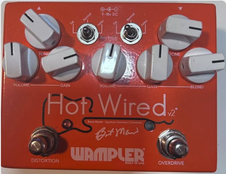 Pedal overdrive Wrampler Hot Wire v2 Brent Mason