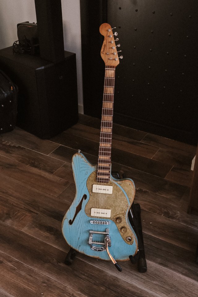 Vendo Paoletti 112 Lounge Sage Green Bigsby (Jazzmaster)