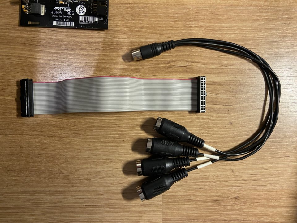 RME hdspe aes