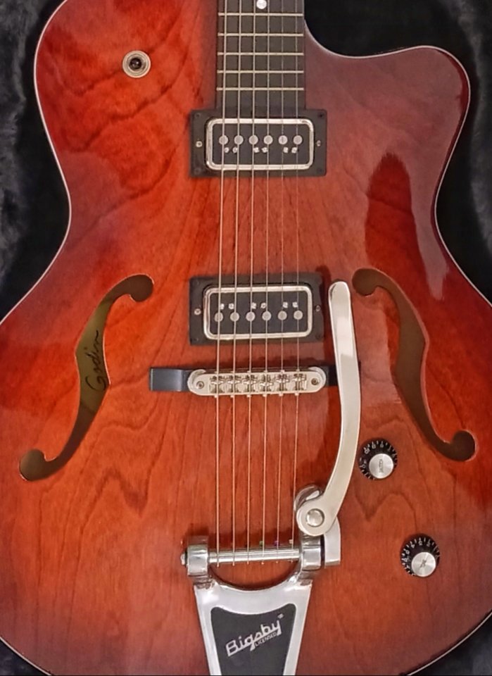 GODIN 5th Ave Uptown T-Armond Havana Burst