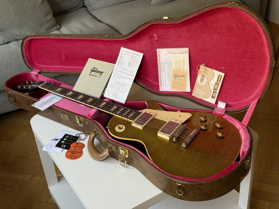 Gibson Les Paul 57 Goldtop Darkback Murphy Lab Light Aged de segunda mano · Foto 1 de 10 · Madrid · 5000 €