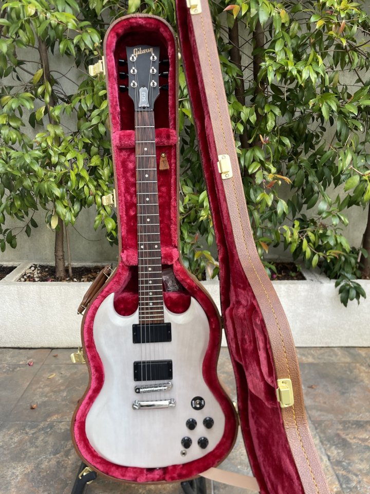 2013 Gibson SG SGJ Trans White - Rara