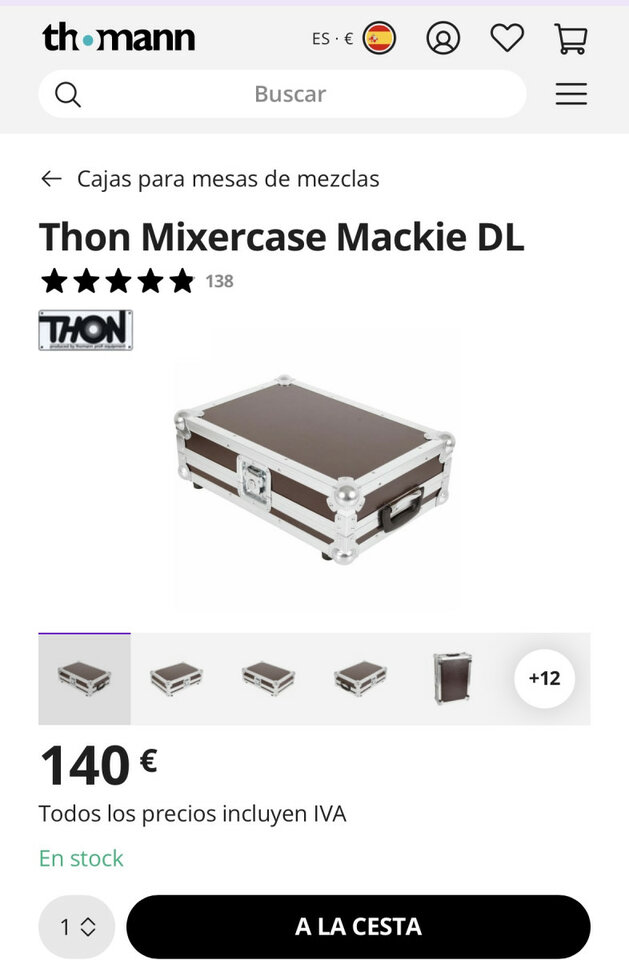 Mackie DL1608 - Mesa Mezclas Ipad