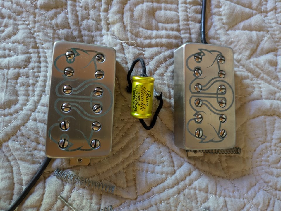 Bare Knuckle Juggernaut, mástil y puente, y condensador. (envío incluido) de segunda mano · Foto 1 de 6 · Madrid · 290 €