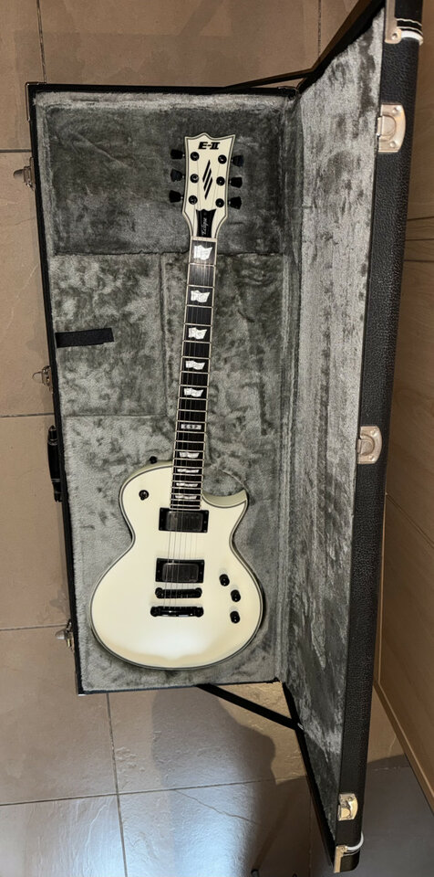 ESP Eclipse II Snow White Satin