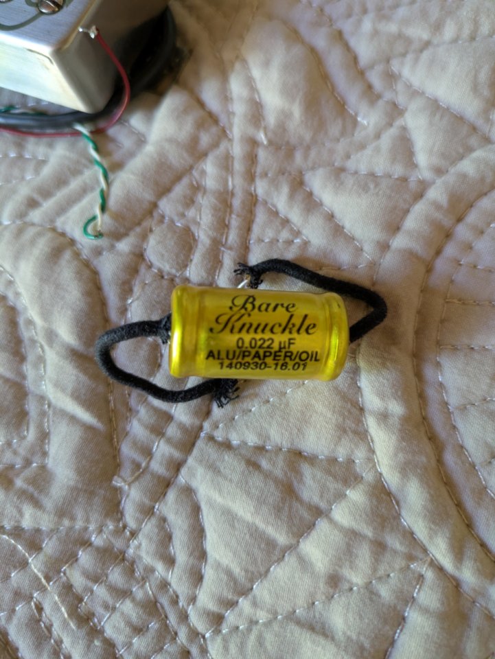 Bare Knuckle Juggernaut, mástil y puente, y condensador. (envío incluido) de segunda mano · Foto 6 de 6 · Madrid · 290 €