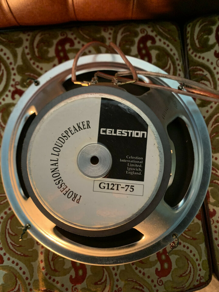 Altavoces Celestion G12T-75 Ingleses