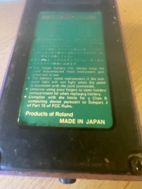 Boss HF 2 Japan Flanger