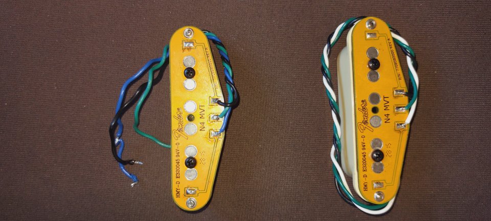 Pastillas Fender Noiseless 4a Generación