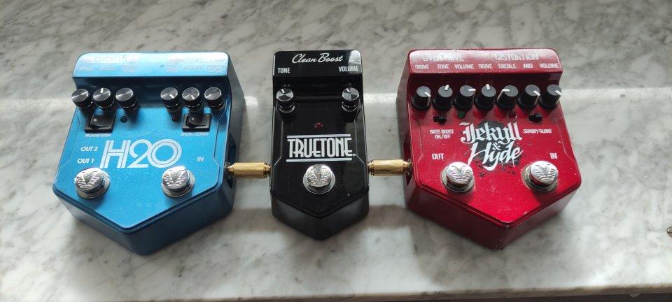 Visual Sound pack de tres pedales esenciales