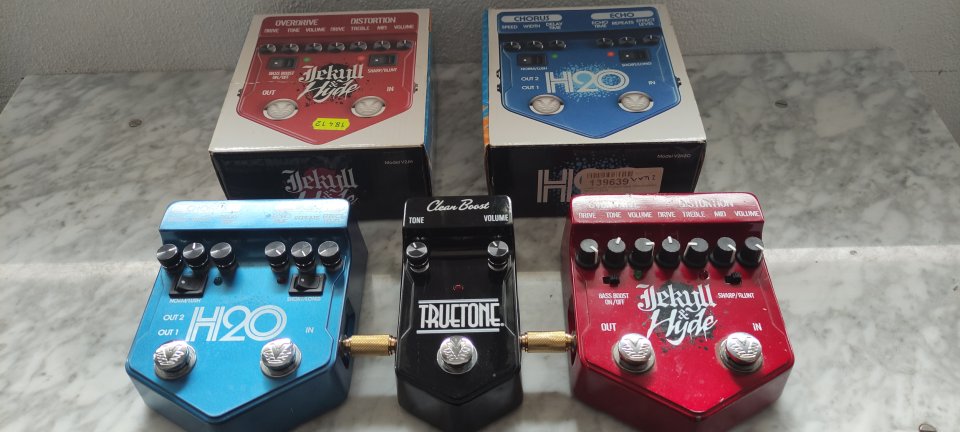 Visual Sound pack de tres pedales esenciales