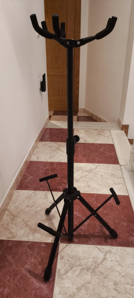 Soporte de guitarra triple