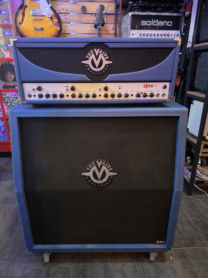 THE VALVE 100W BOUTIQUE ITALIANO (3CH, MIDI) + Flight Case + Pantalla 4x12