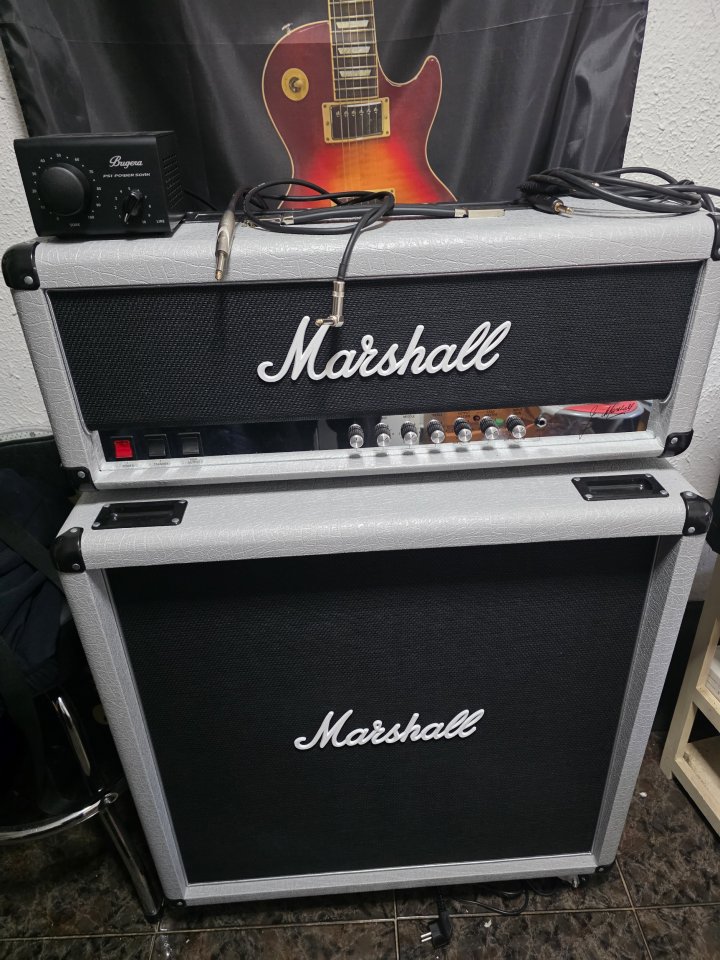 Marshall 2555X Silver Jubilee + pantalla 4x12