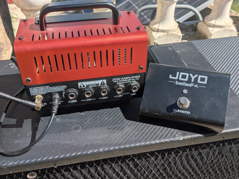 Joyo Bantamp XL Jackman II con pantalla y pedal original