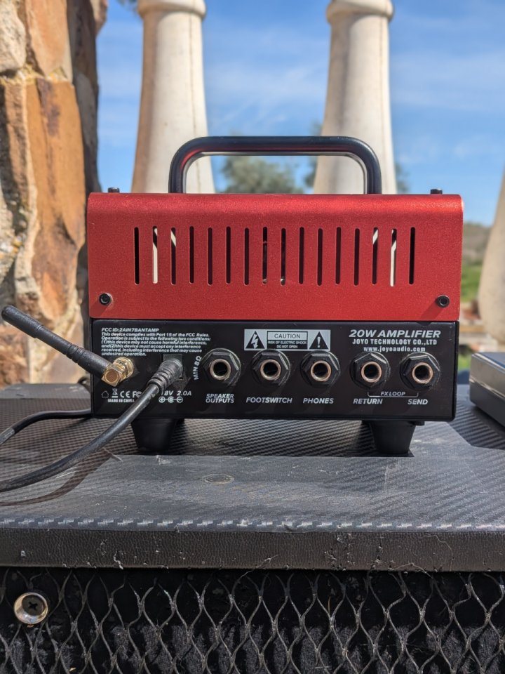 Joyo Bantamp XL Jackman II con pantalla y pedal original