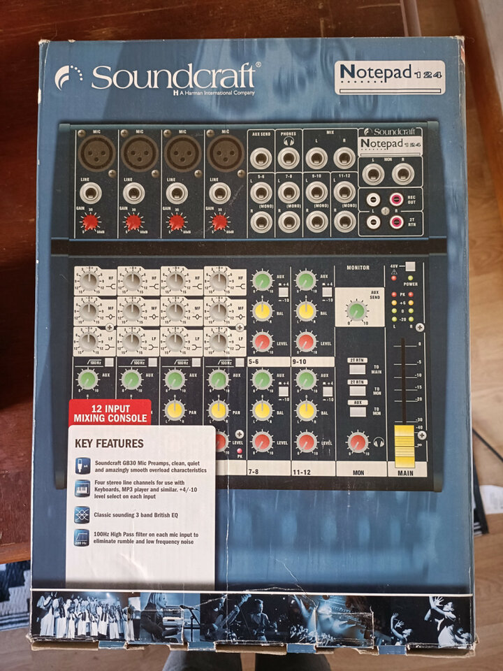 Soundcraft Notepad 124