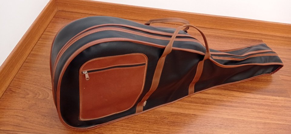 Funda vintage para guitarra acústica de segunda mano · Foto 1 de 8 · Cuenca · 35 €