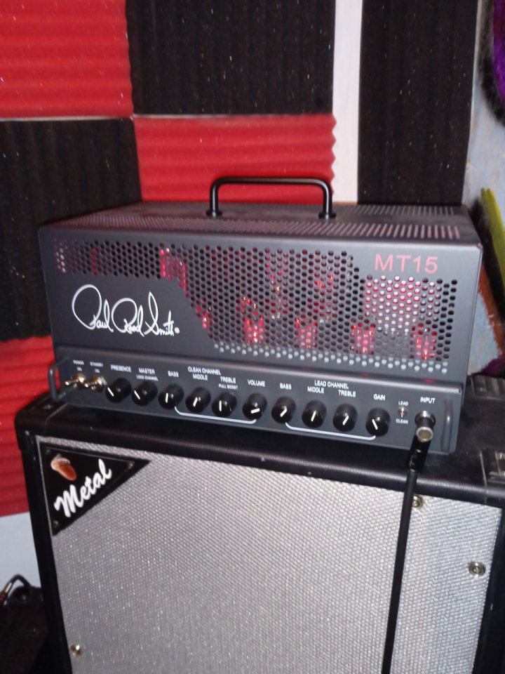 Amplificador prs Mark tremonti 15 w a válvulas nuevo