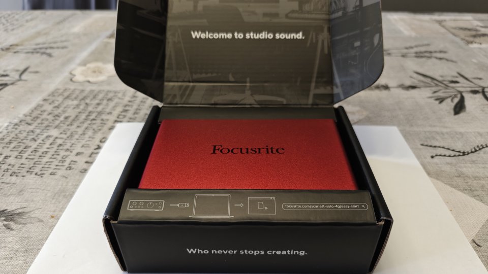 Focusrite Scarlett solo 4th GEN