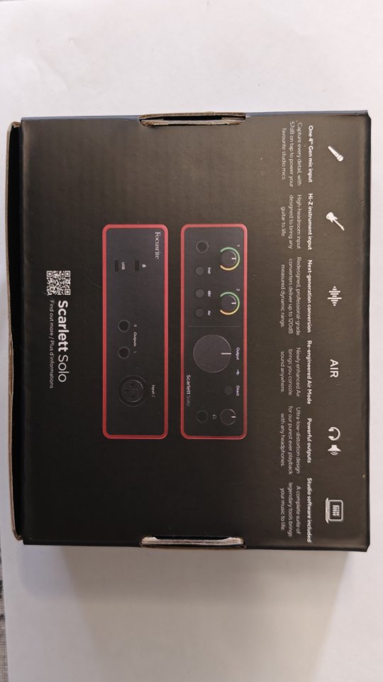 Focusrite Scarlett solo 4th GEN