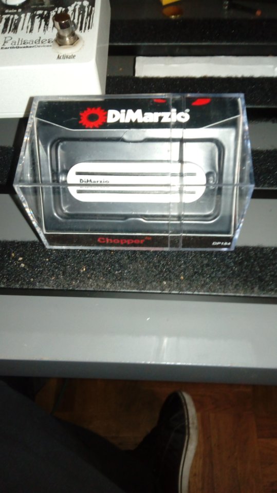 DiMarzio Chopper white DP184W + EP1201PP Push/Pull Potentiometer 500k de segunda mano · Foto 2 de 4 · Madrid · 69 €