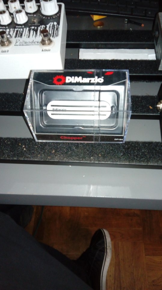 DiMarzio Chopper white DP184W + EP1201PP Push/Pull Potentiometer 500k de segunda mano · Foto 3 de 4 · Madrid · 69 €