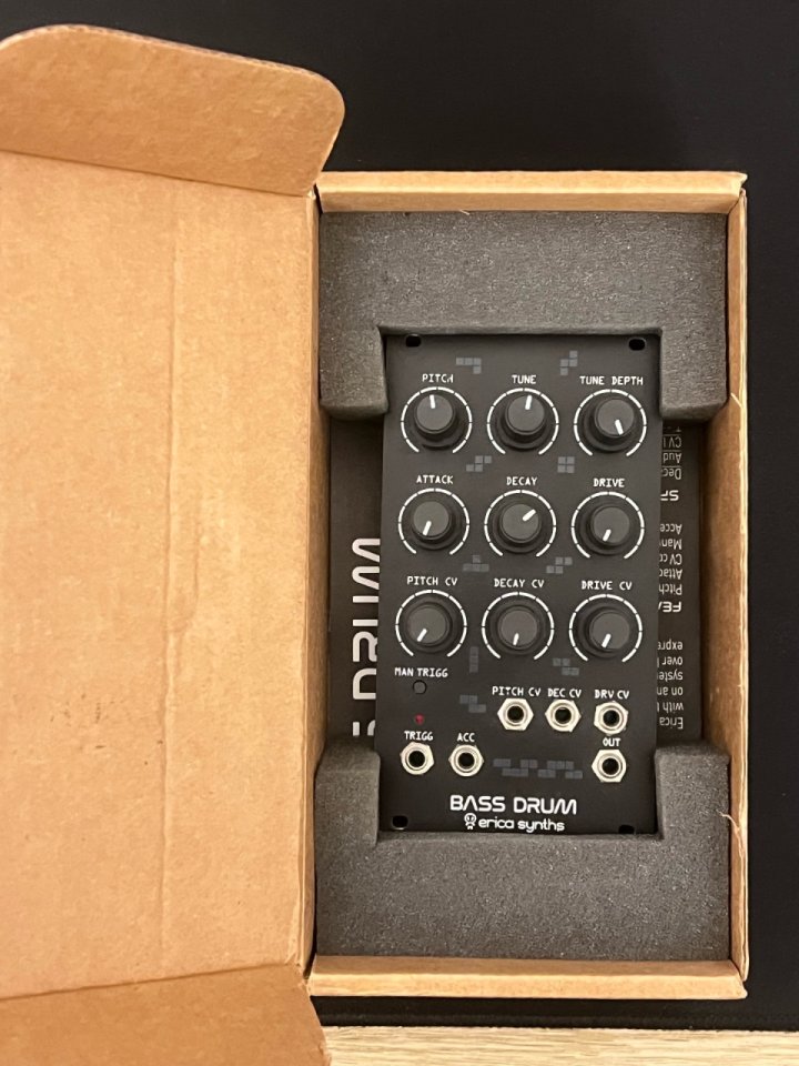 Erica synth bass drum