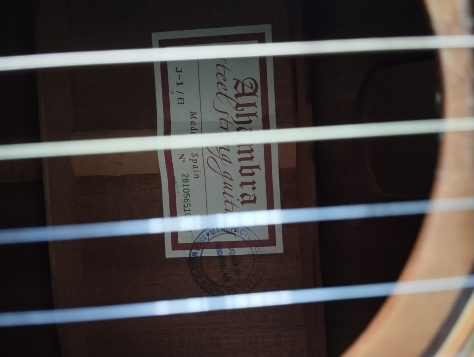 Acústica Alhambra J-1 E3 de segunda mano · Foto 6 de 9 · Barcelona · 425 €