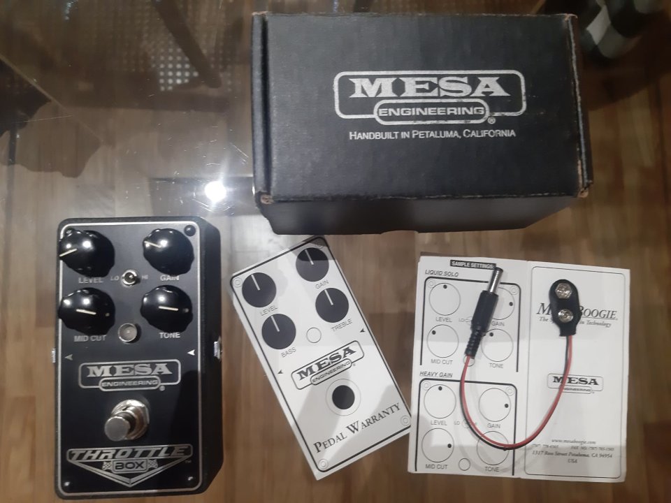 Vendo o cambio Mesa Boogie Throttle box