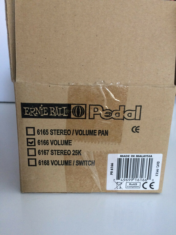 Pedal Ernie Ball 6166 expresión/volumen