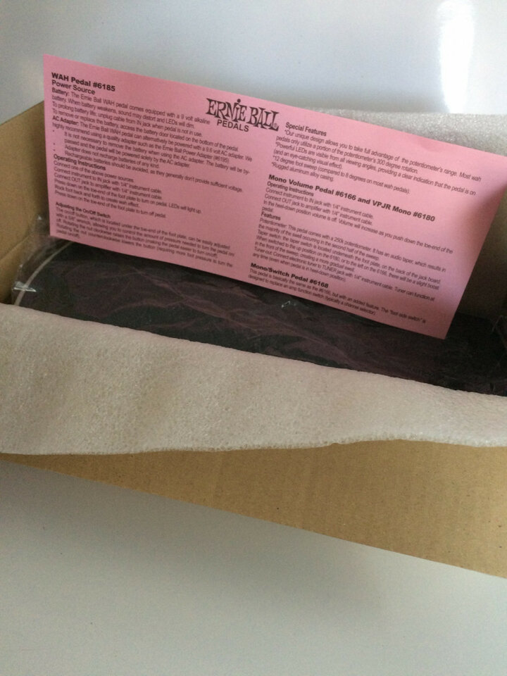 Pedal Ernie Ball 6166 expresión/volumen