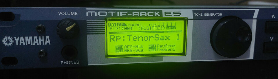 Yamaha Motif Rack ES + Plg150vl