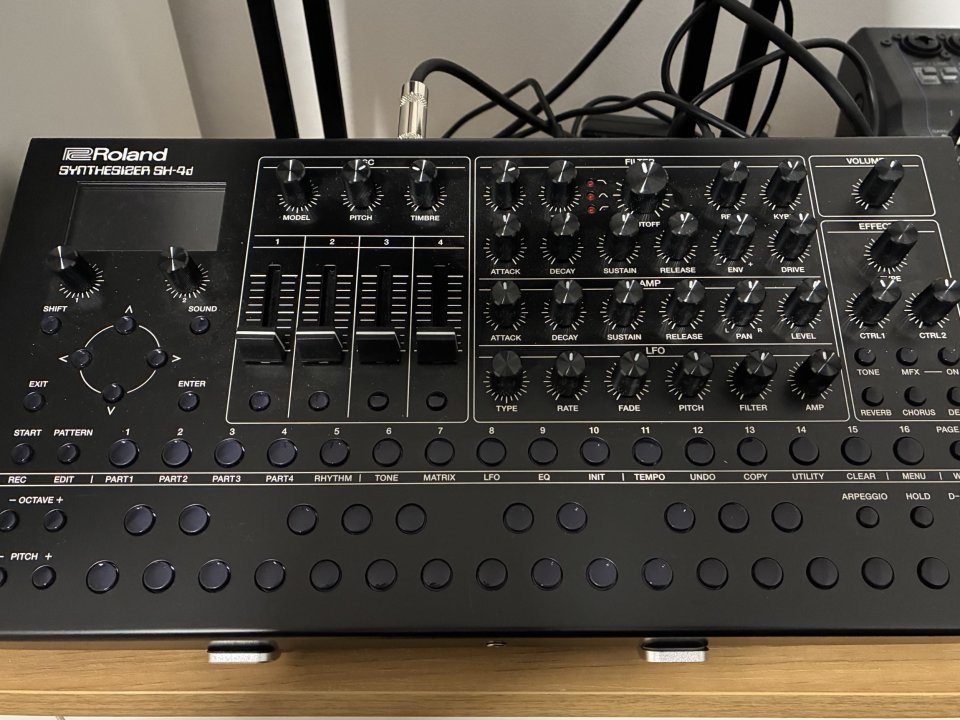 Roland SH-4D + Decksaver