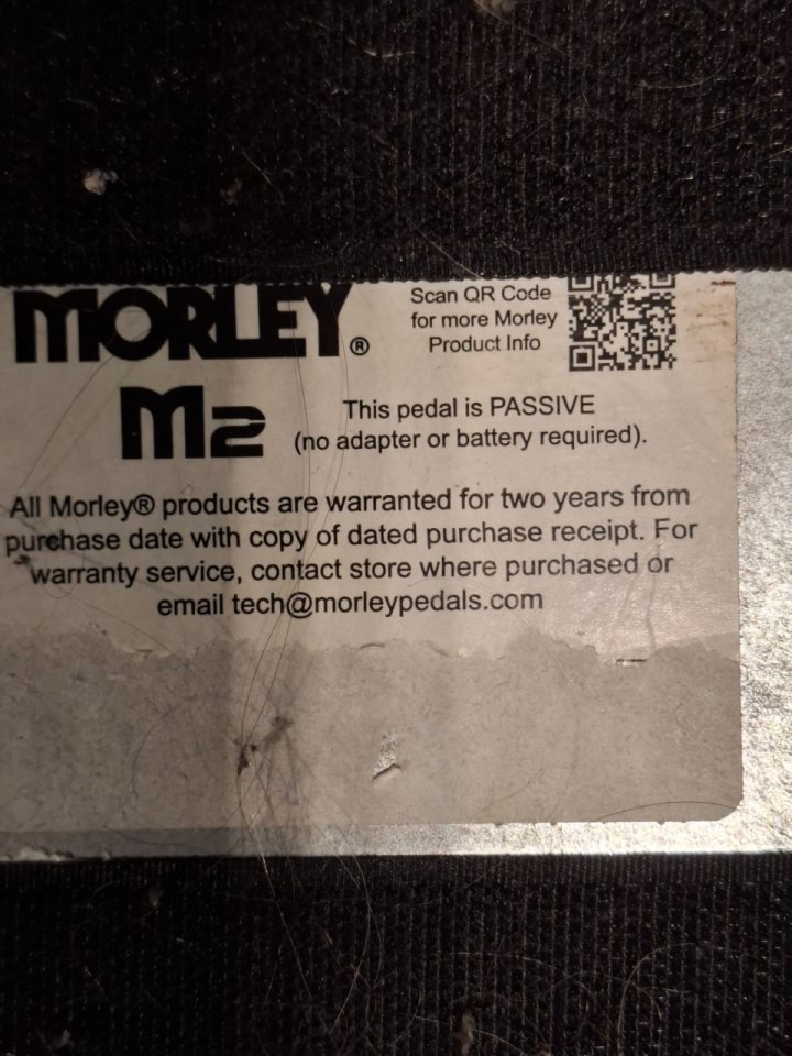 PEDAL DE VOLUMEN "MORLEY" x 2