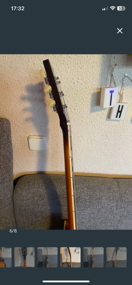 Guitarra Semi-Hollow CUSTOM 77 Needles & Pins de segunda mano · Foto 6 de 9 · Madrid · 990 €