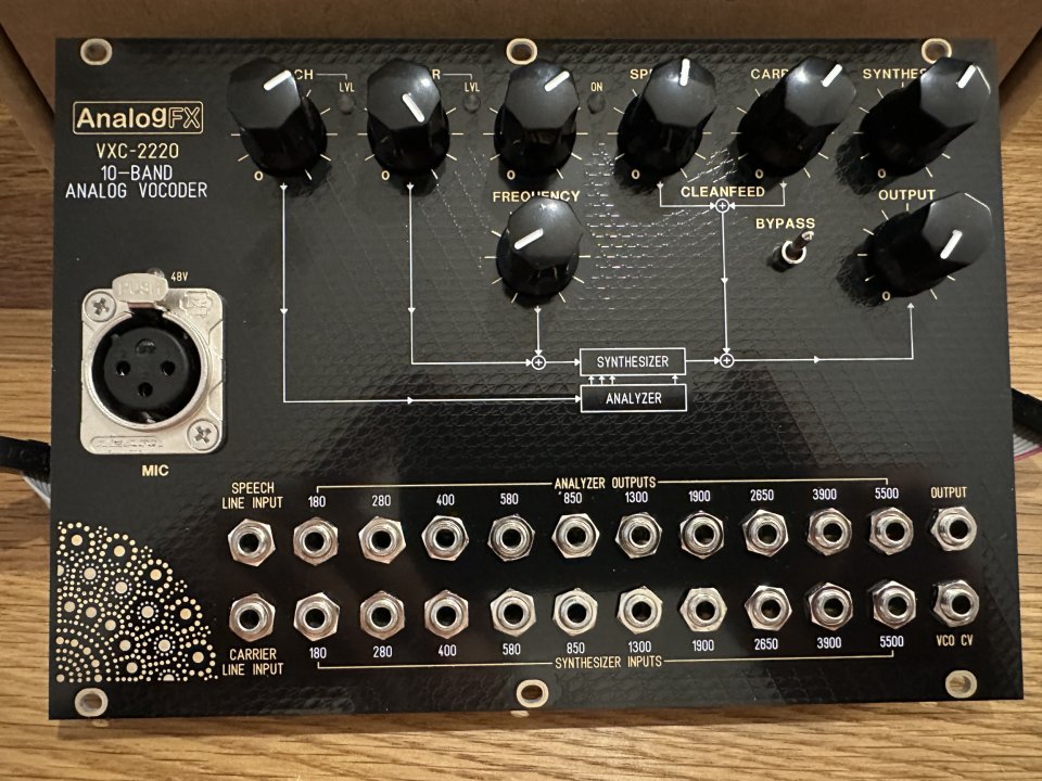 Vocoder ANALOGFX VXC-2220 - Eurorack - NUEVO de segunda mano · Foto 2 de 4 · Madrid · 430 €