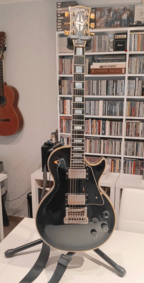Gibson Les Paul Custom (1989) – Fabricada en Kalamazoo – Pastillas Tim Shaw – Estuche Protector Original de segunda mano · Foto 1 de 10 · Valencia · 2500 €