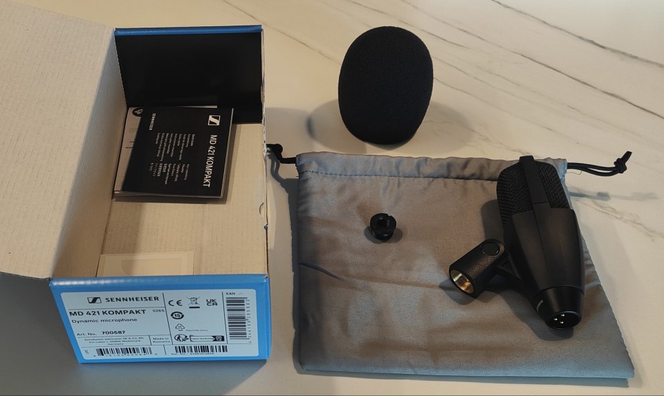 Micrófono dinámico Sennheiser MD 421 Kompakt (2026) + Rode PSA1+ de segunda mano · Foto 10 de 10 · Araba · 280 €