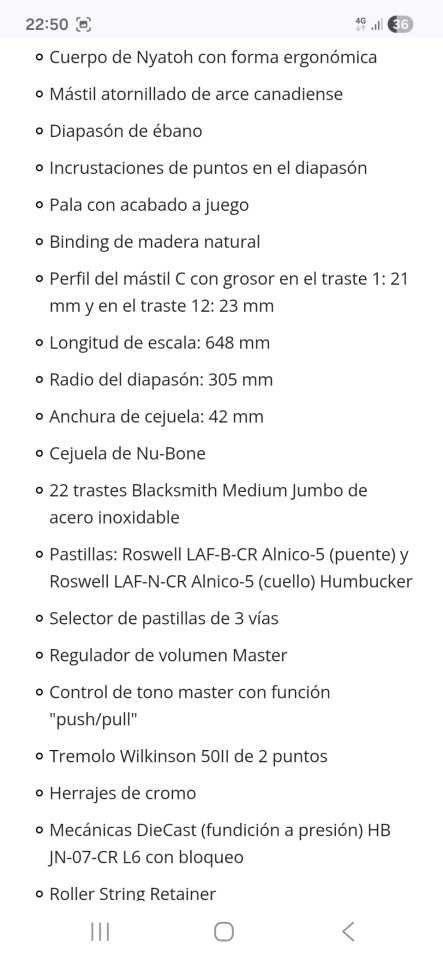 Harley Benton Fusion con Emegés