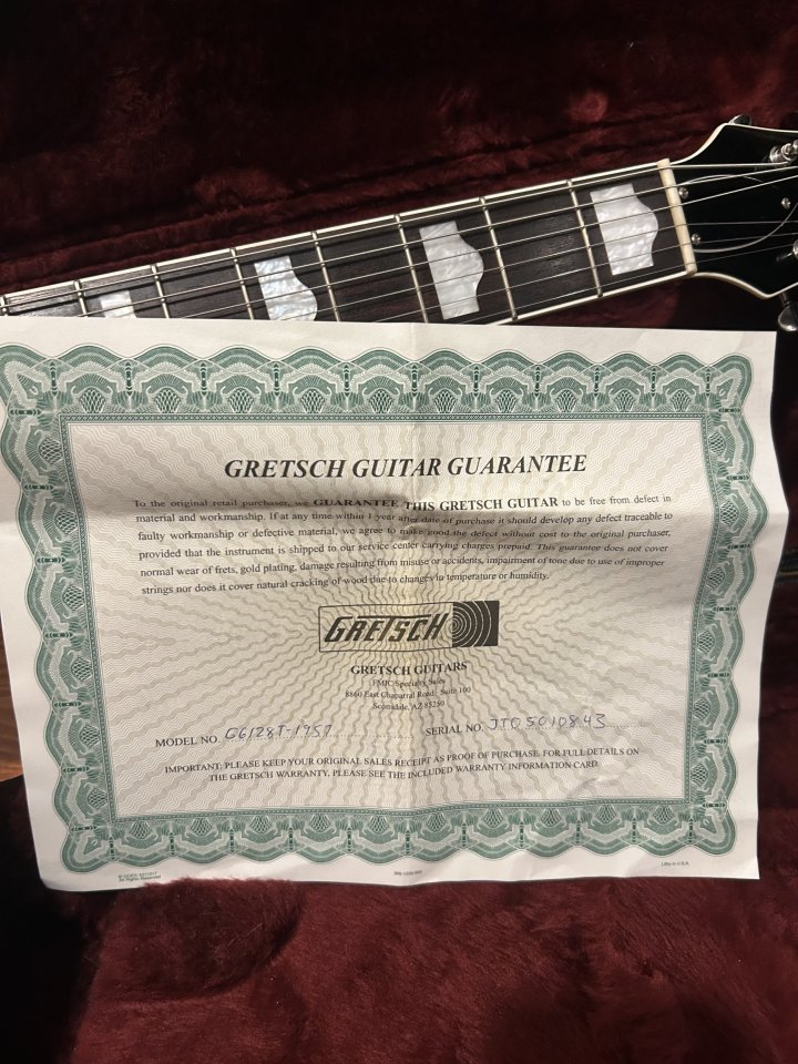 Gretsch G6128T-57 en estado MINT