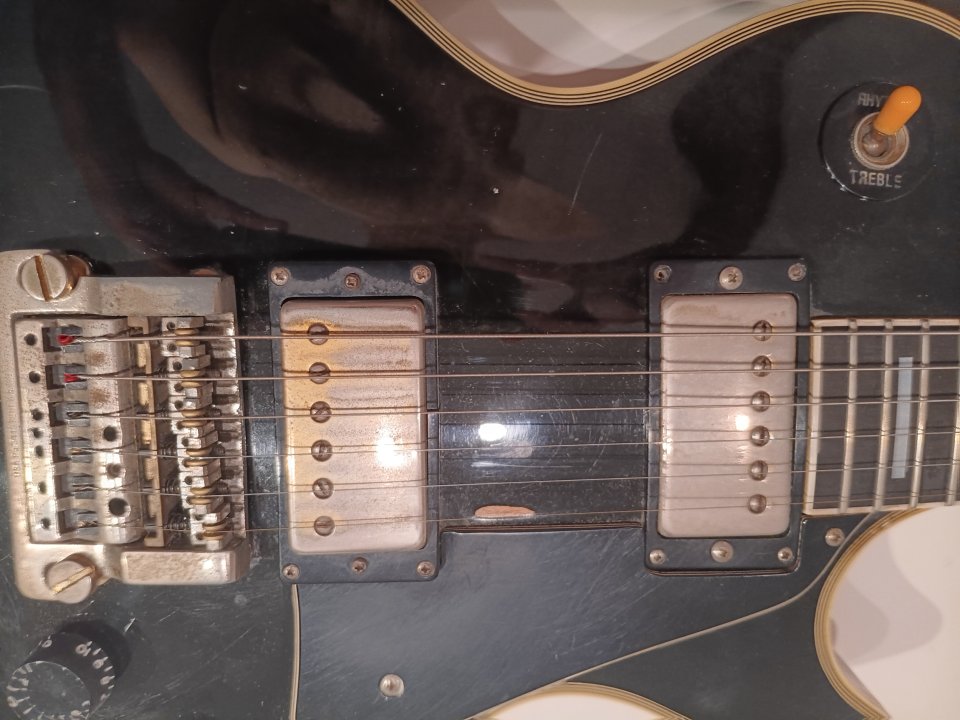 Gibson Les Paul Custom (1989) – Fabricada en Kalamazoo – Pastillas Tim Shaw – Estuche Protector Original de segunda mano · Foto 8 de 10 · Valencia · 2500 €